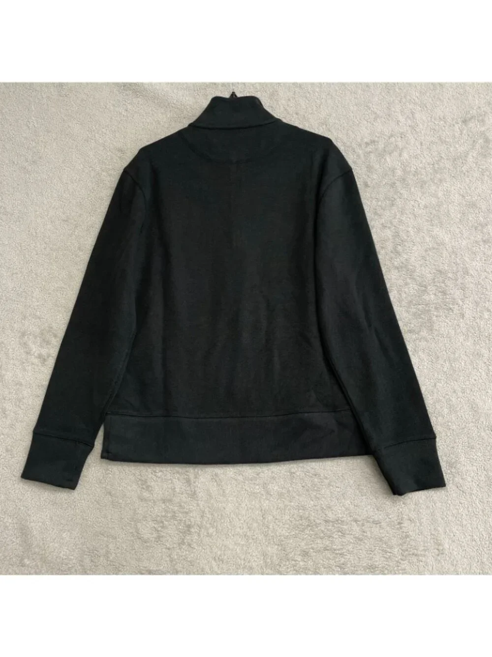 Banana Republic Men's M Black 1/4 Zip Pullover Sweatshirt M0933